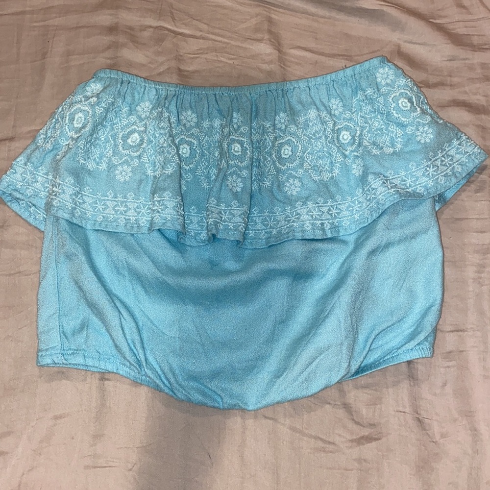 Hollister strapless crop top